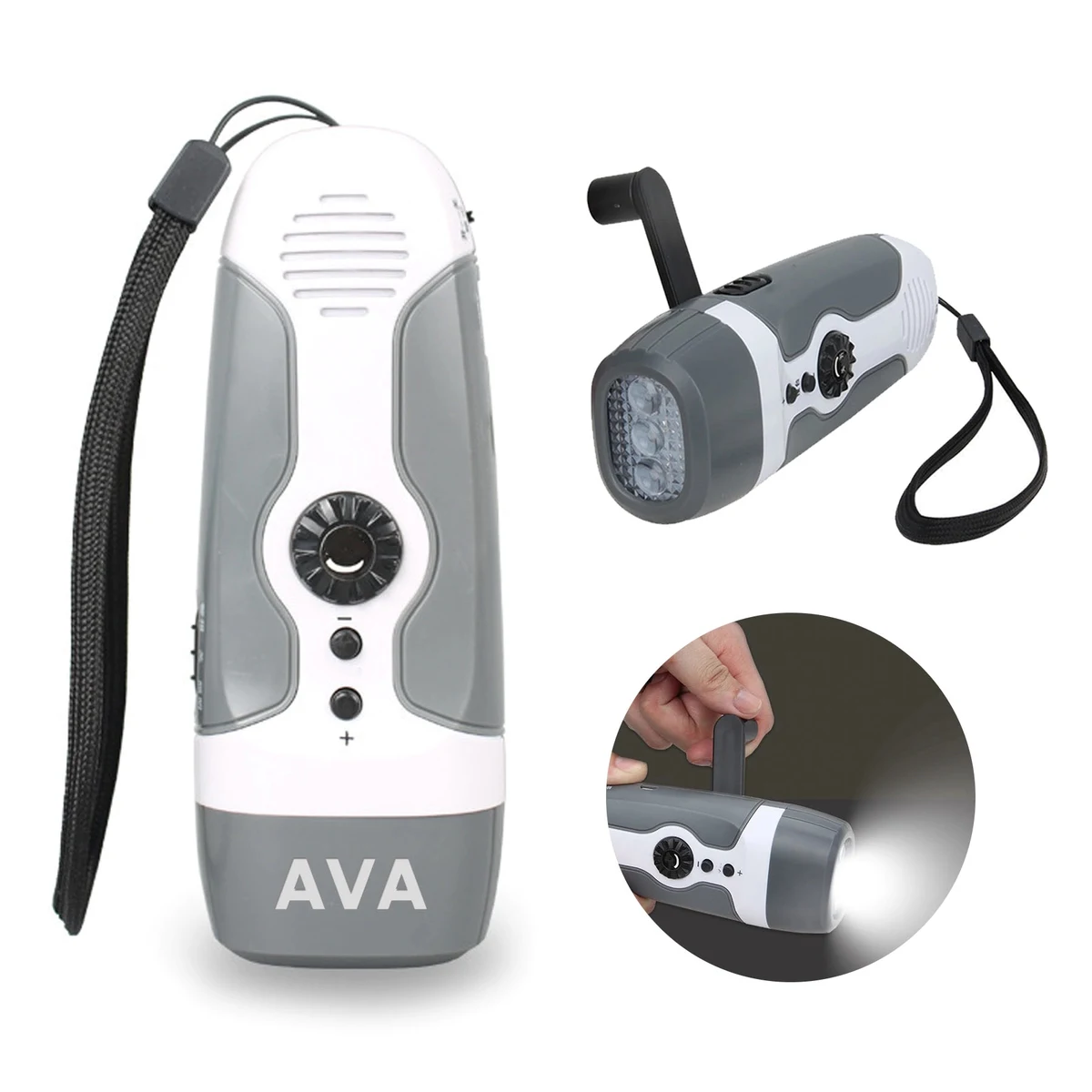 Hand-Cranked Flashlight 1