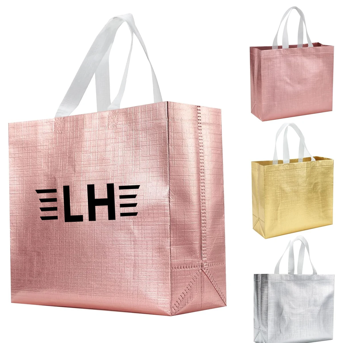 Glossy Reusable Gift Tote Bag with Handle 1