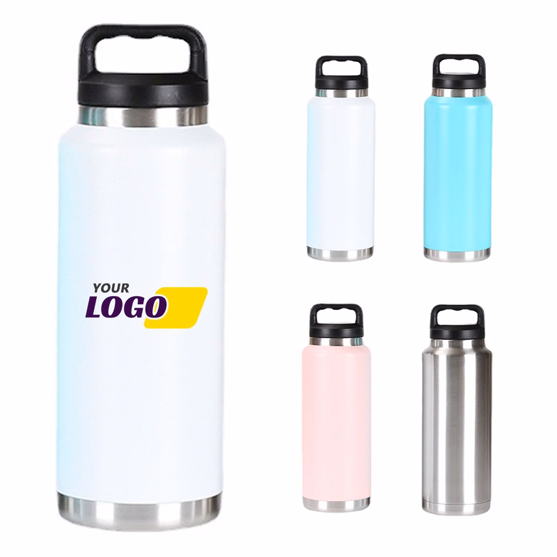 Vacuum Insulated Travel Mug&Water Bottle With Handle For Outdoor&Sport