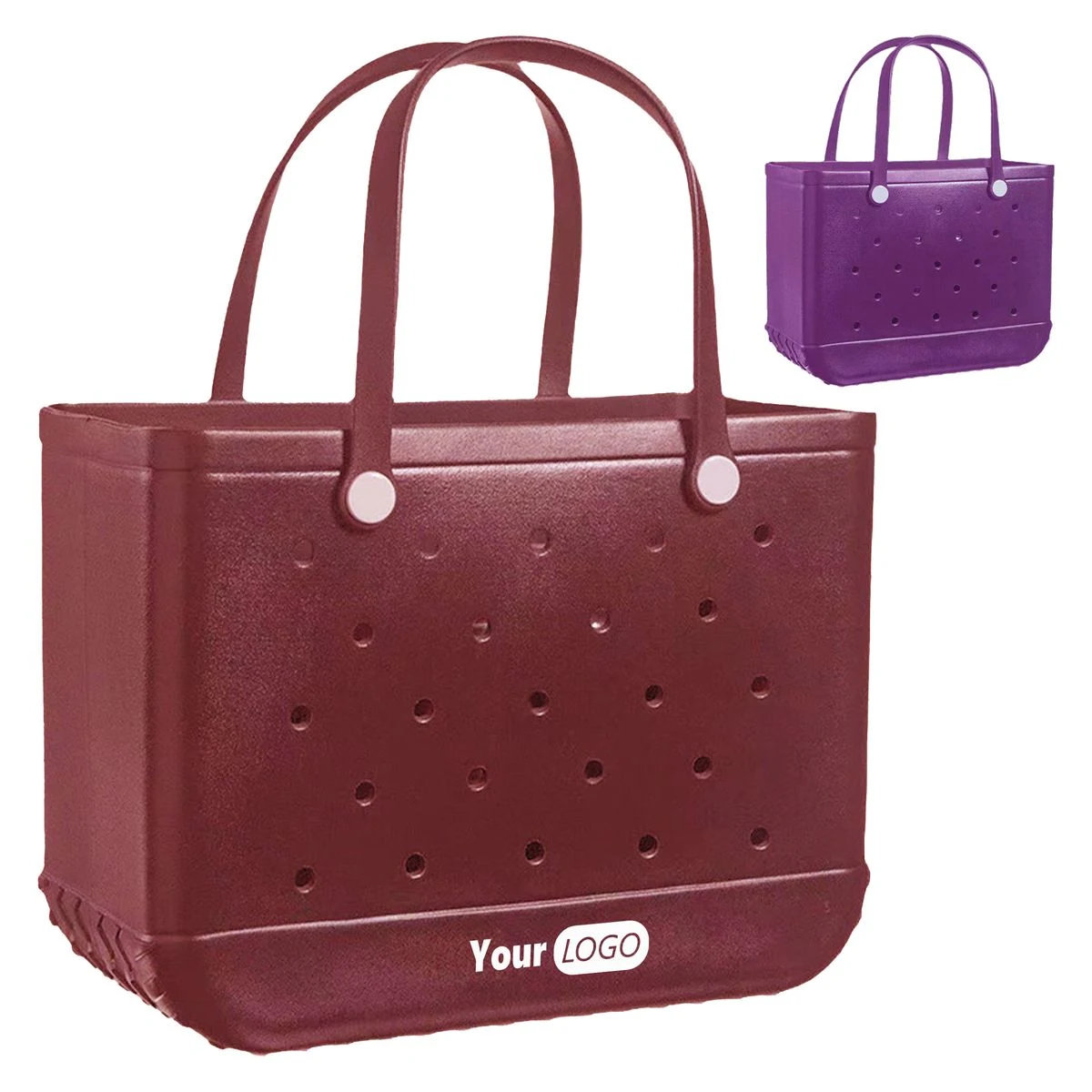 Eva Durable And Stylish Summer Beach Bag For Outdoor Adventures, custom tote bag with logo imprint 1