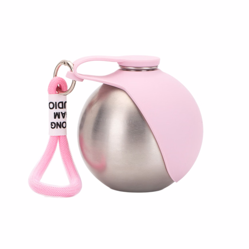 Folding portable pet water dispenser