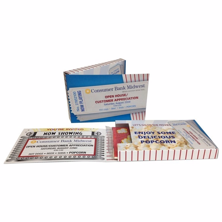 6 1/2" x 4 1/4" x 3/4" - Popcorn Mailer Pack