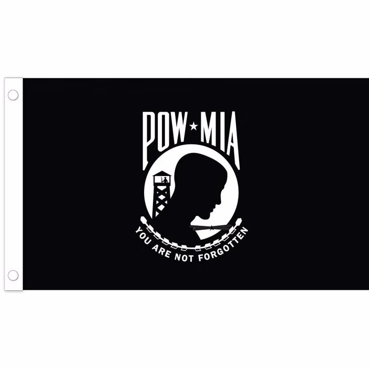 POW/MIA Flag - 3' x 5' - Single-Sided Nylon