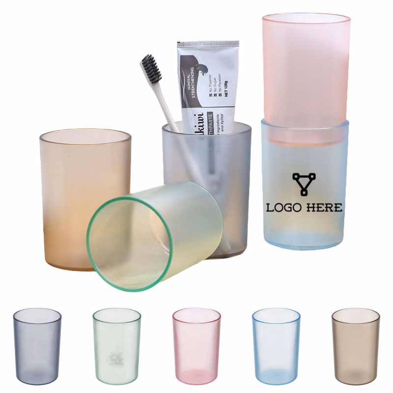 Frosted Transparent Mouthwash Cup