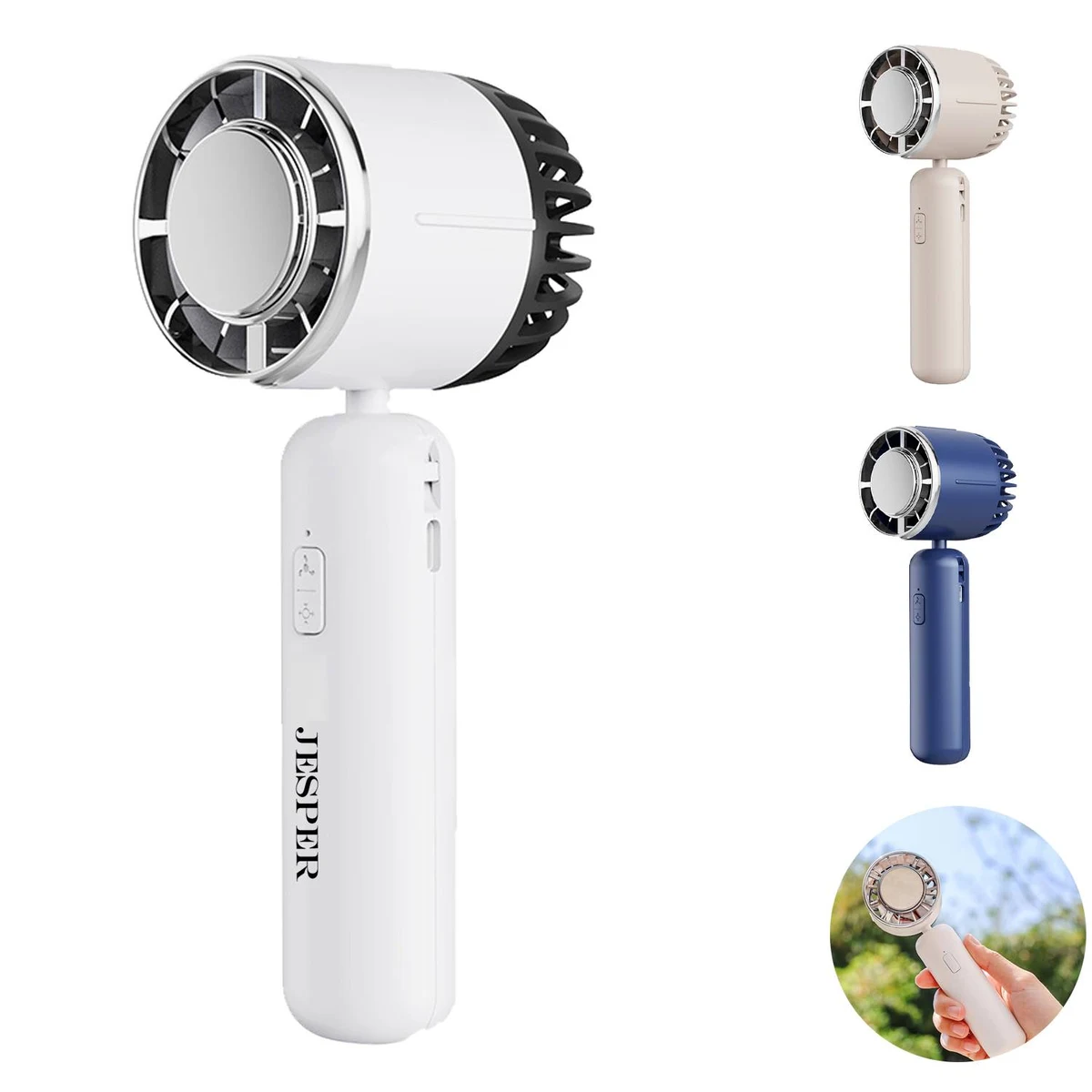 Portable Handheld Rechargeable Adjustable Turbo Mini Fan 1