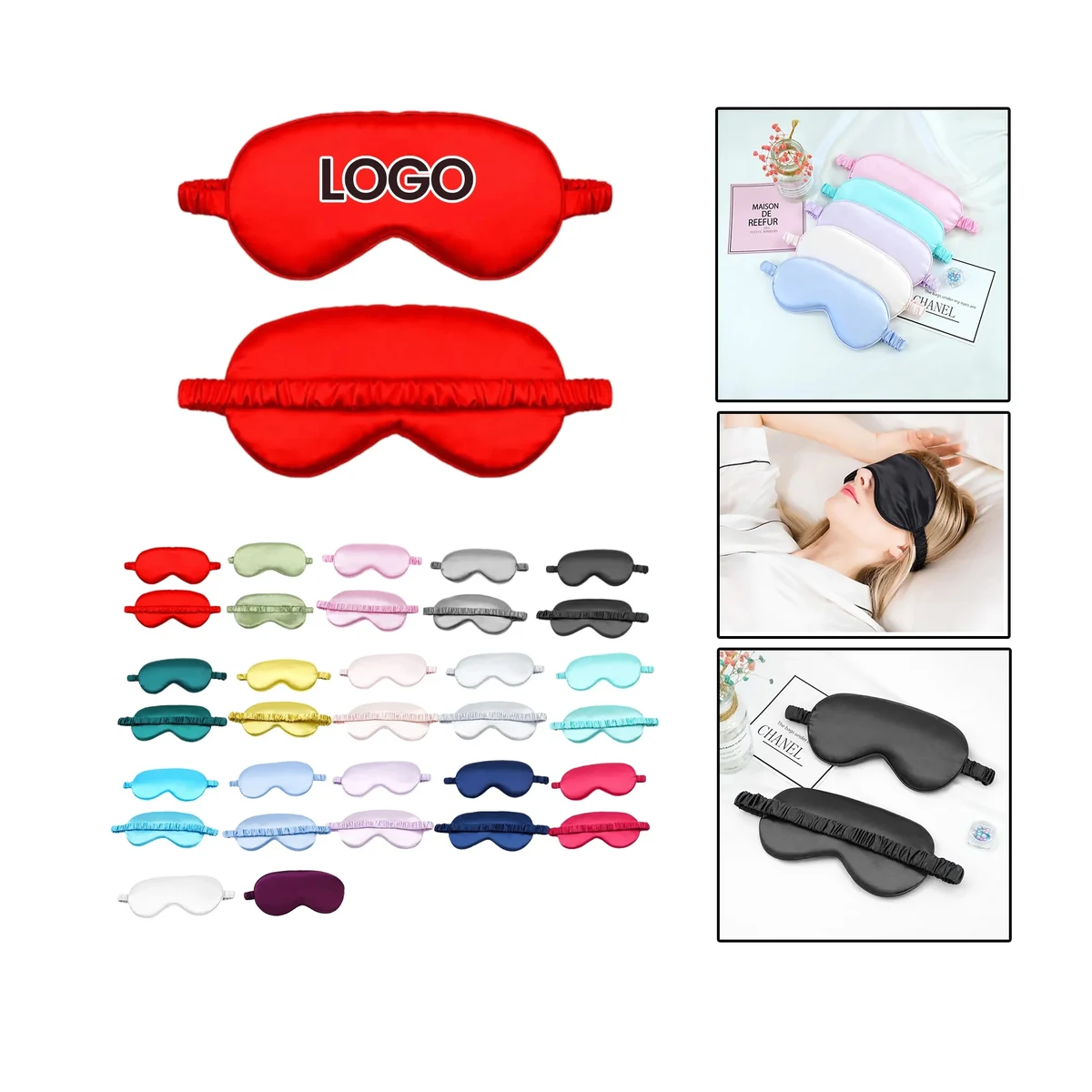 Reversible Silk Eye Mask for Sleep 1
