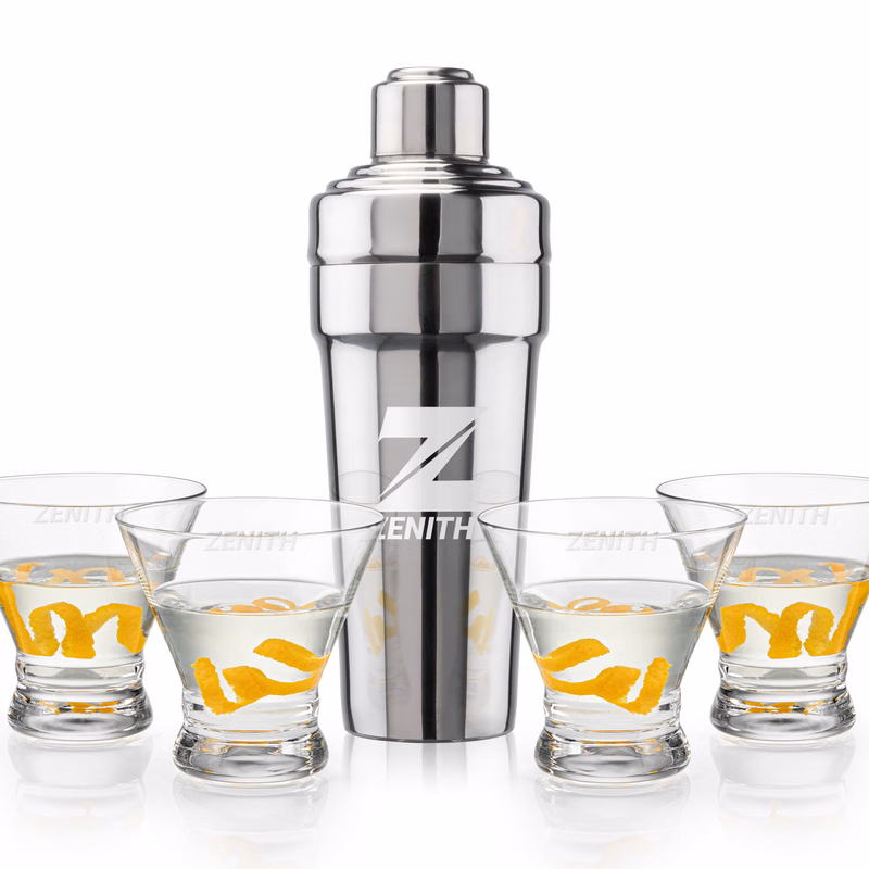 Milano Shaker & Rideau Martini Set