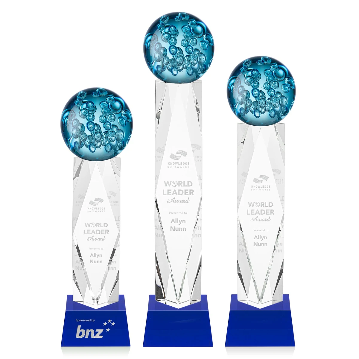 Addison Award on Toscana Base - Blue 1
