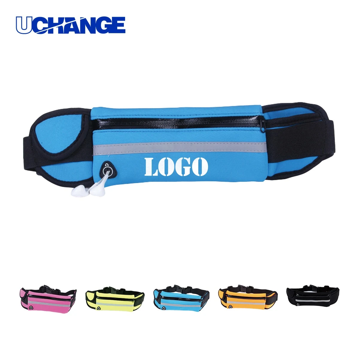 Reflective Sports Running Waist Bag Organizer 1