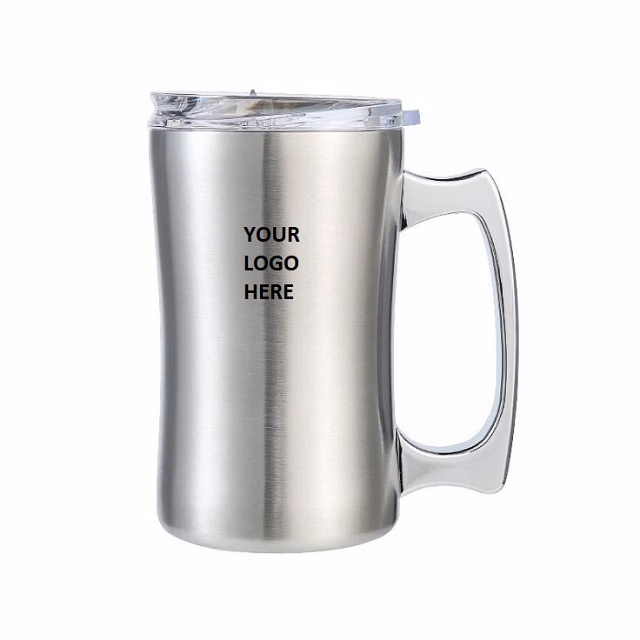 Beer & Coffee Stainless Steel Mug 18 oz