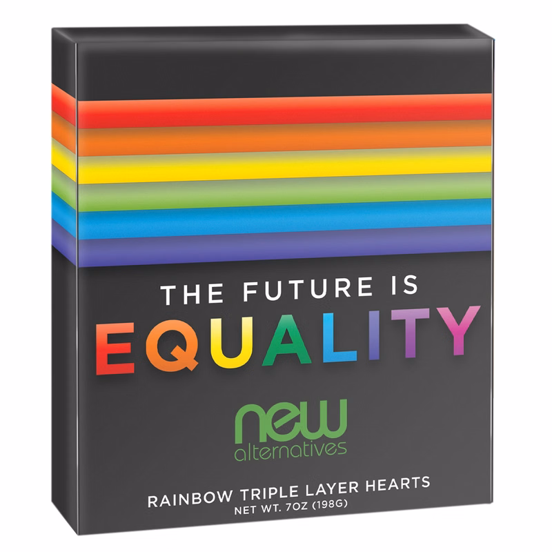 Pride Sweet Taste Box with Triple Layer Hearts
