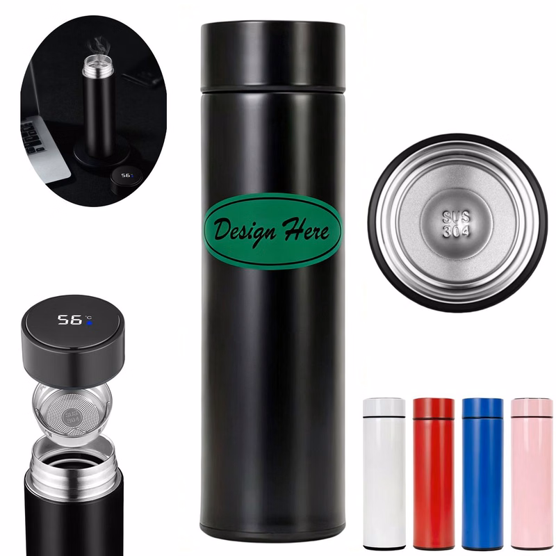 17oz Straight Temp Display Stainless Steel Thermos
