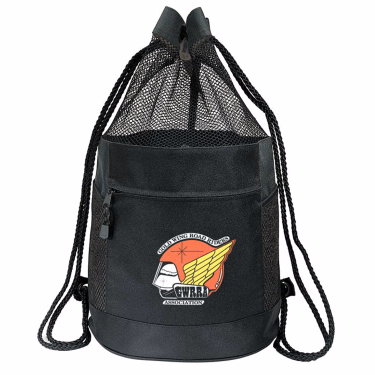 Drawstring Mesh Backpack