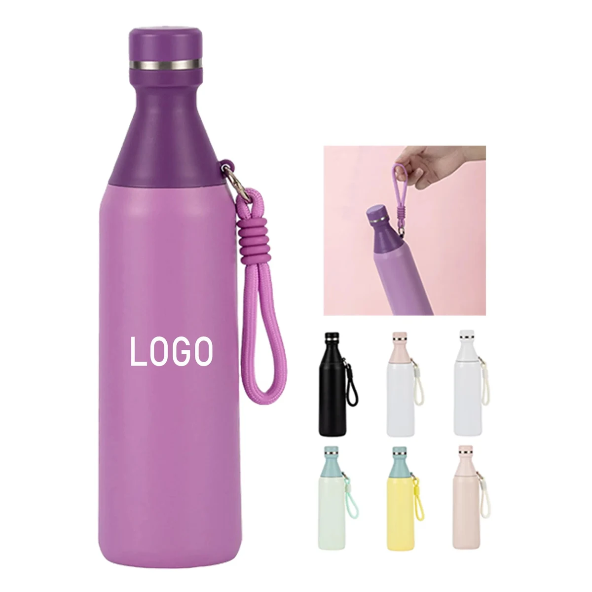 Outdoor Thermos With A Hanging Cord 1