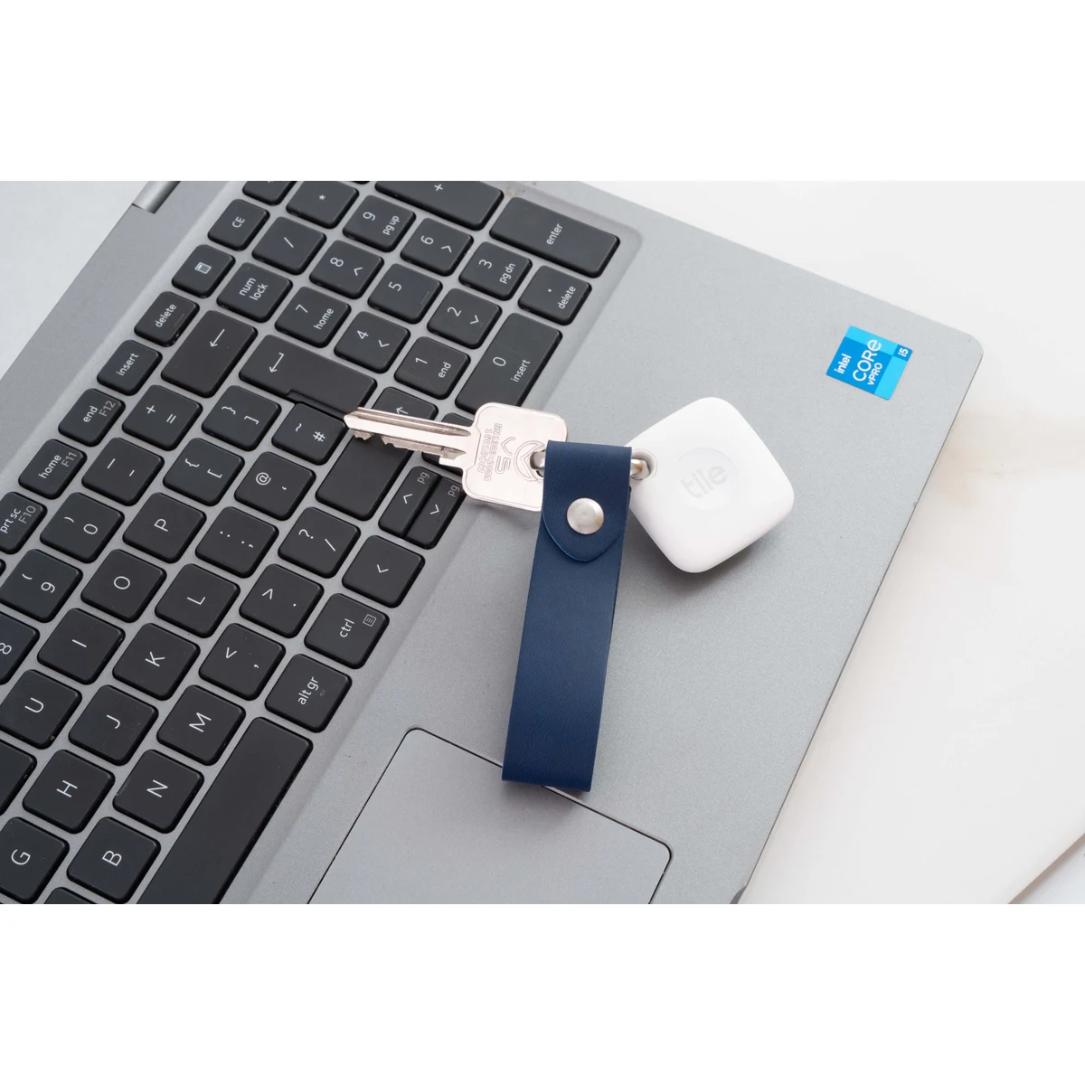 Standard Tile Mate + Vegan Leather Key Fob 1