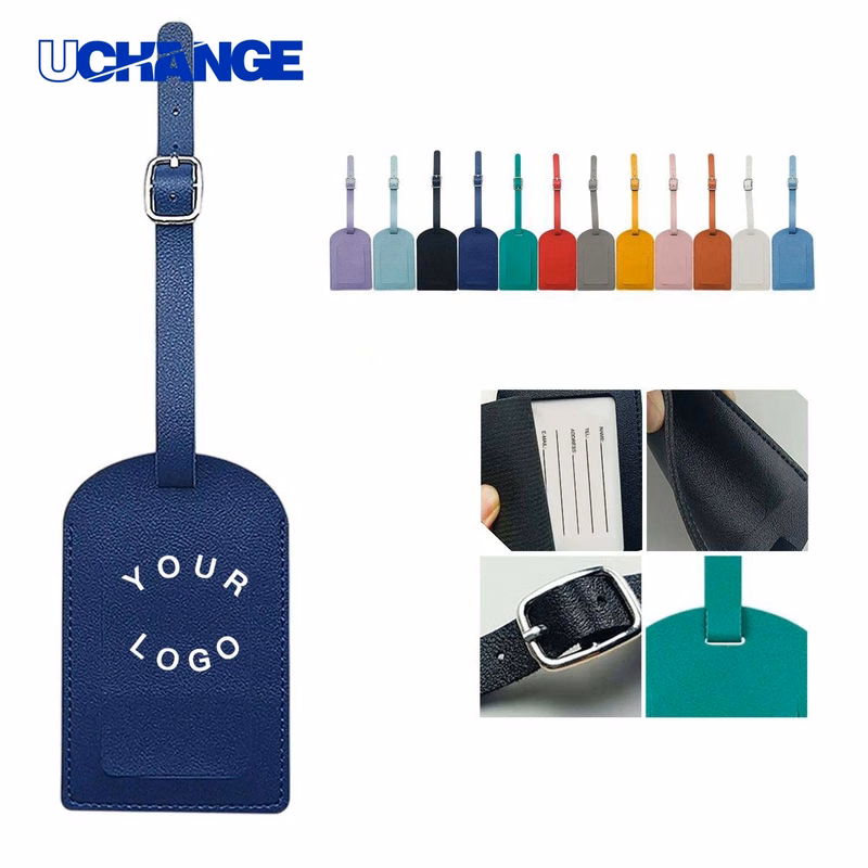 PU Leather Bag Tag Lightweight for Travel