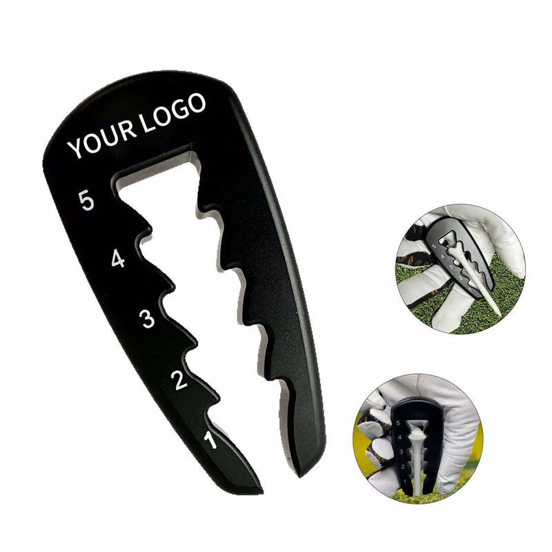 Golf Tee Height Tool Adjustable for Training