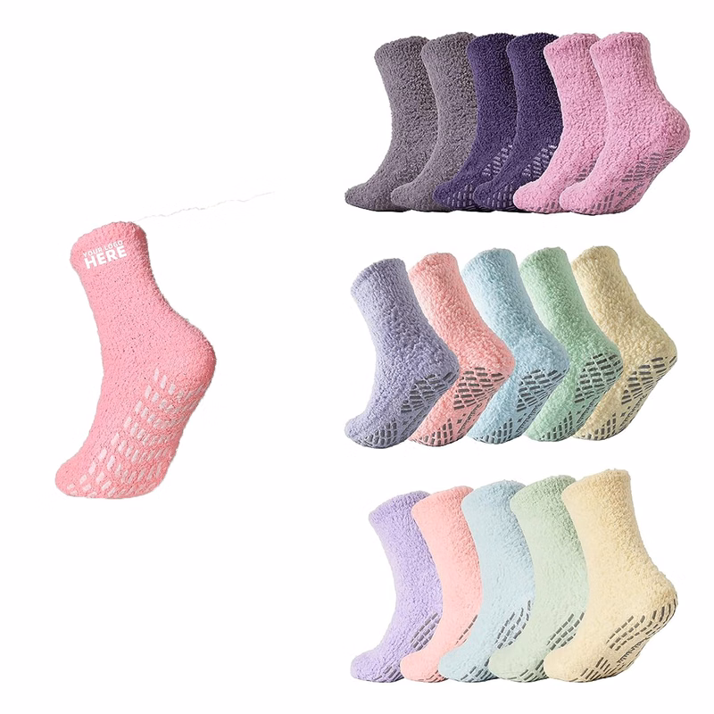 Grips Plush Fuzzy Sock