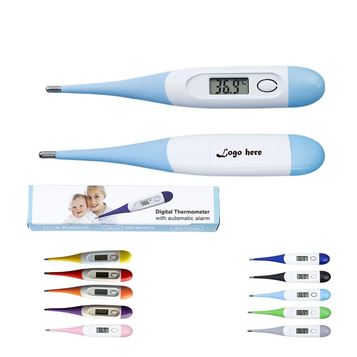 ABS Soft Head Digital Thermometer 1