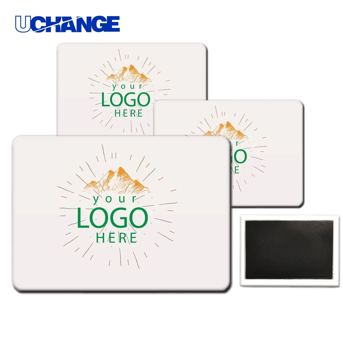 Full Color Rectangle Button Magnet 1