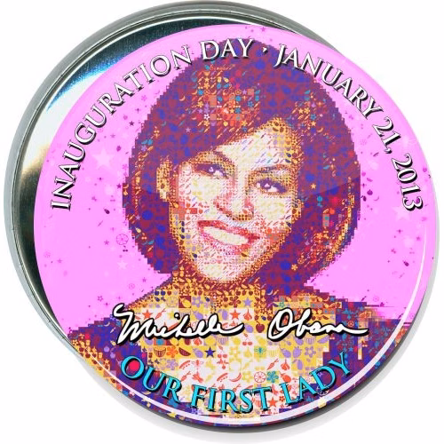 Michelle Obama Our First Lady, Inauguration Political Button