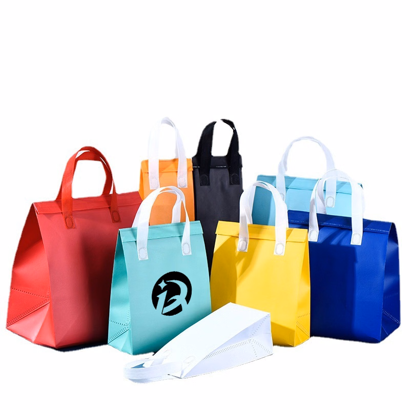 Non-woven Aluminum Foil Lined Insulated Takeout Bag Coffee Cooler