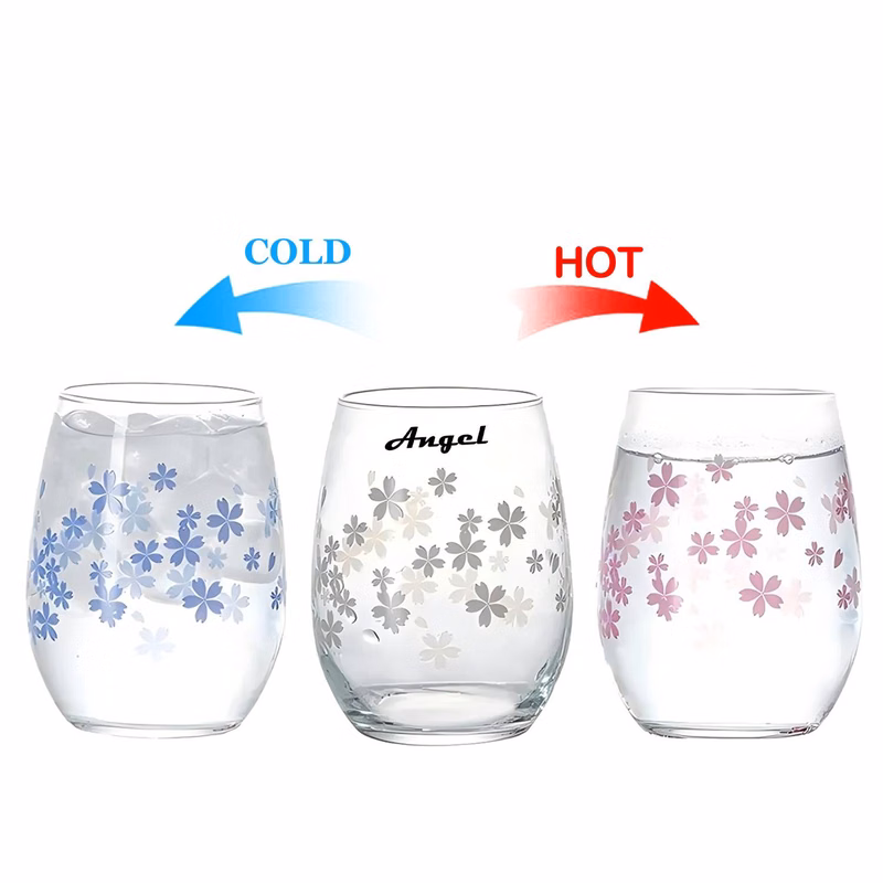12oz Color Changing Glass Cup – Heat-Resistant & Durable