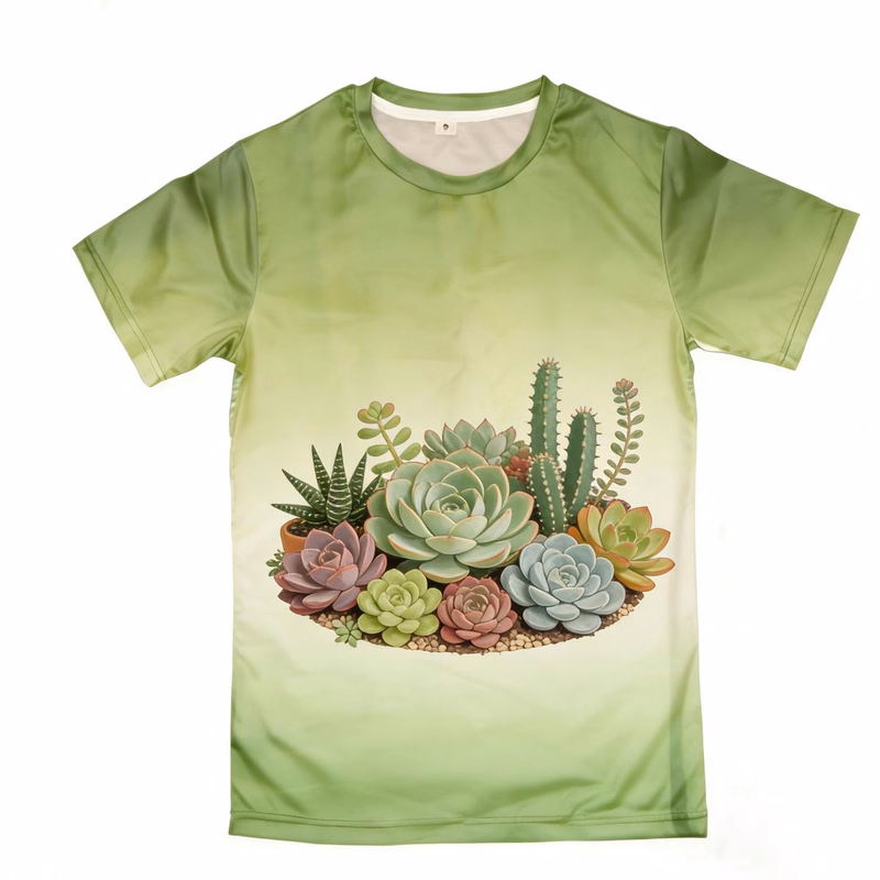 160g Mesh Full Color Print Shirt