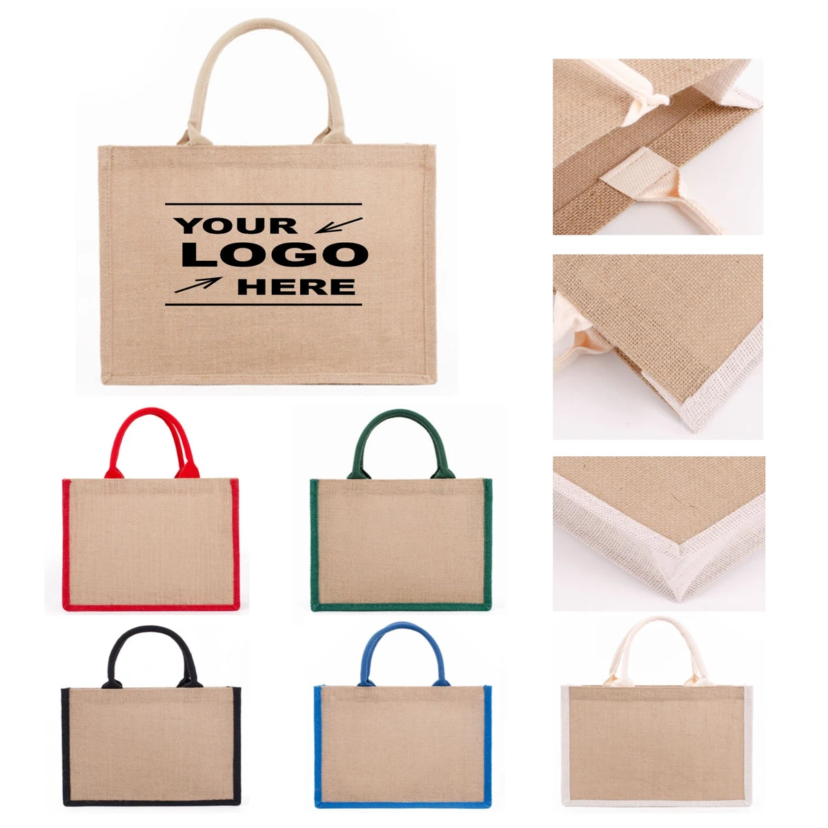 Classic Cotton Canvas Bag, custom tote bag with logo imprint 1