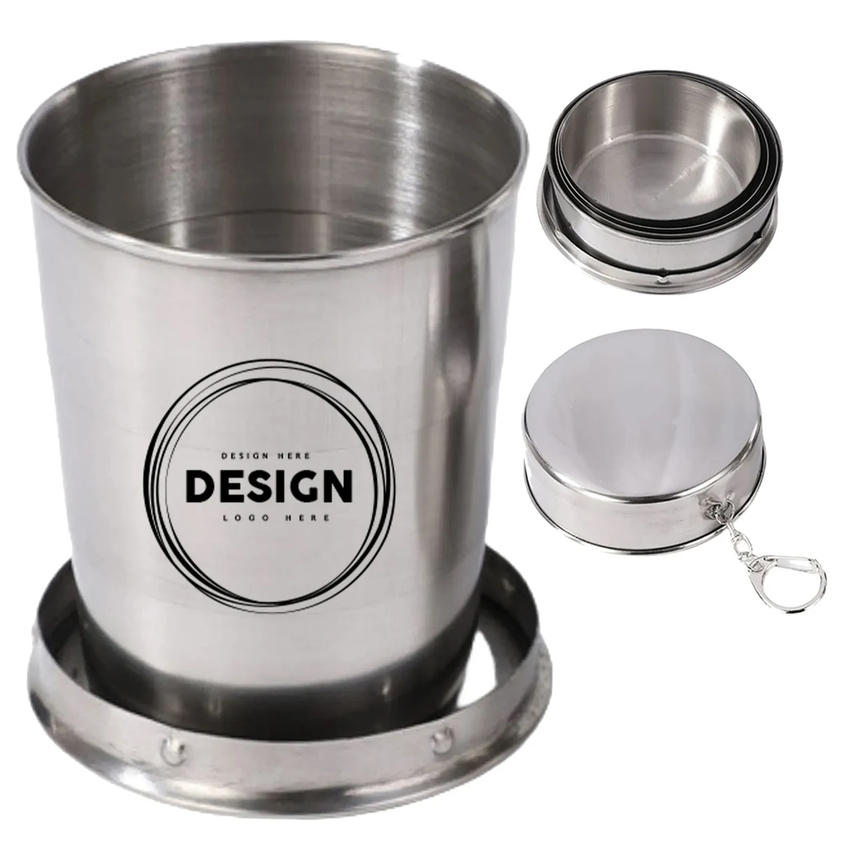 Stainless Steel Telescopic Folding Cup 1