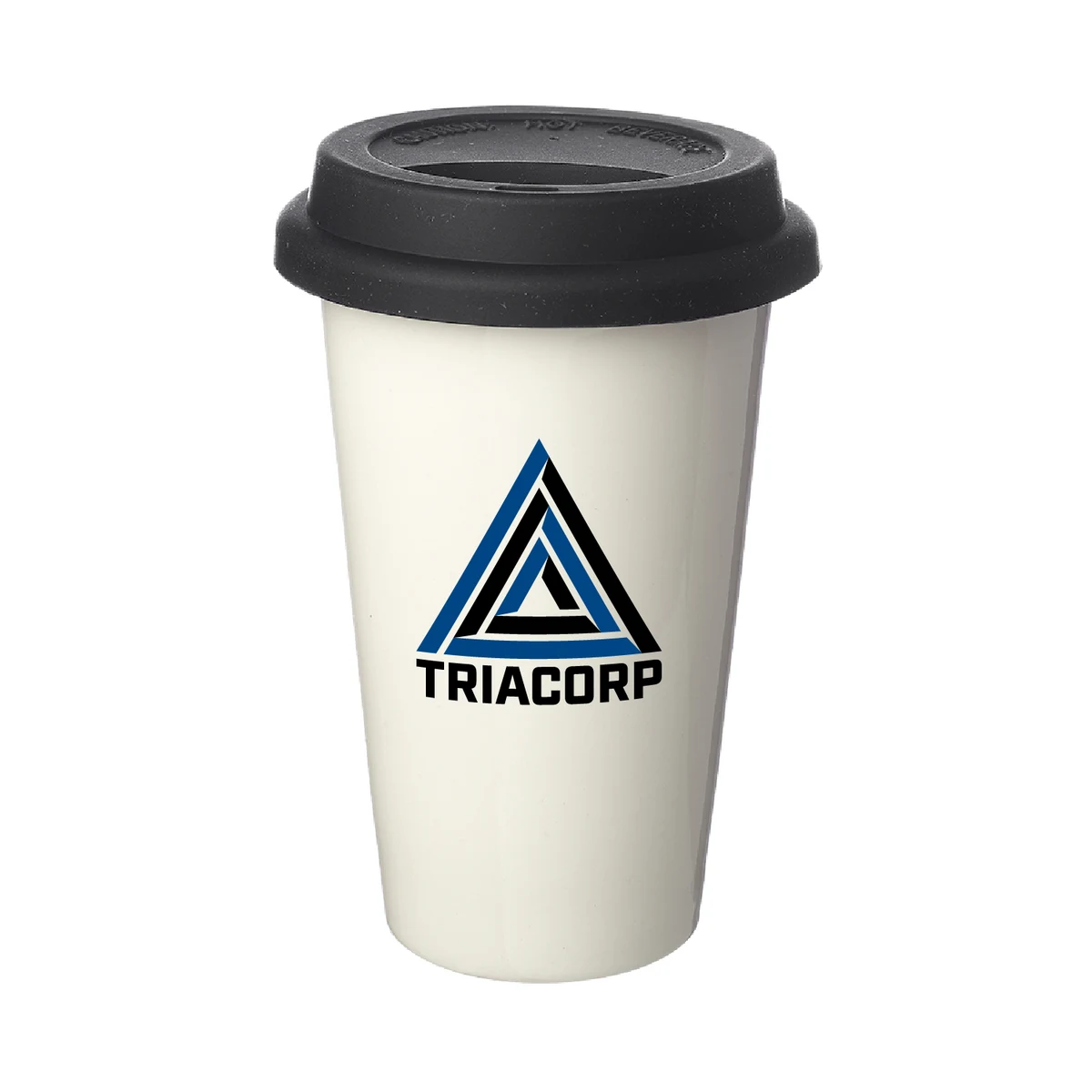 11 oz. Double Wall Ceramic Tumbler (2 Color Imprint) 1