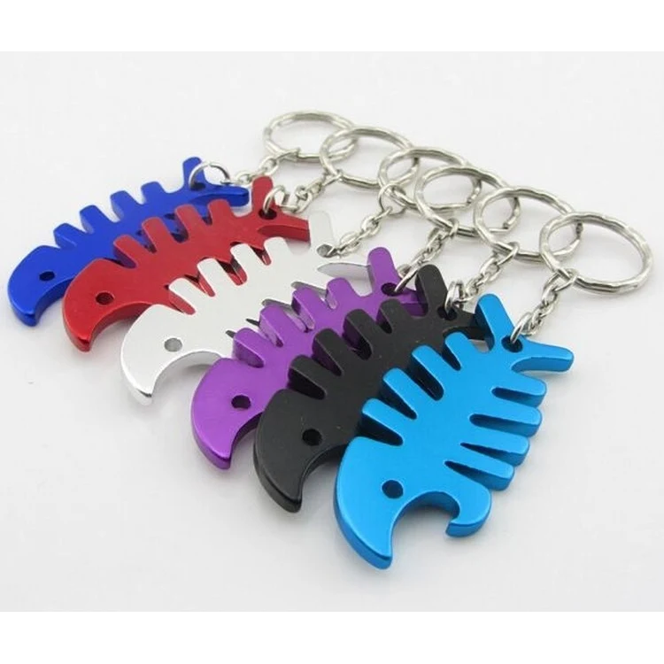 Fishbone Key Ring Bottle Opener 1