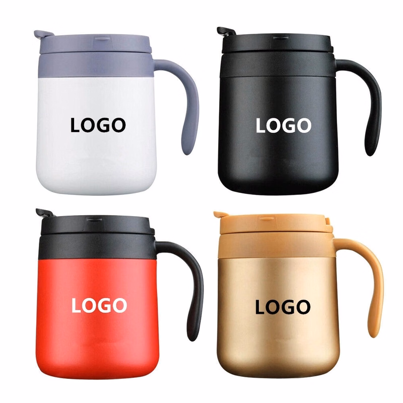 Stainless Steel Coffee Mug with Lid