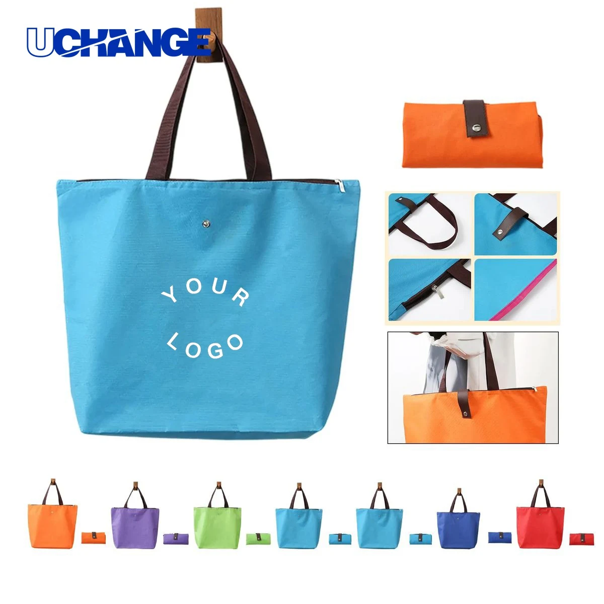 Reusable 600D Oxford Shopping Tote 1