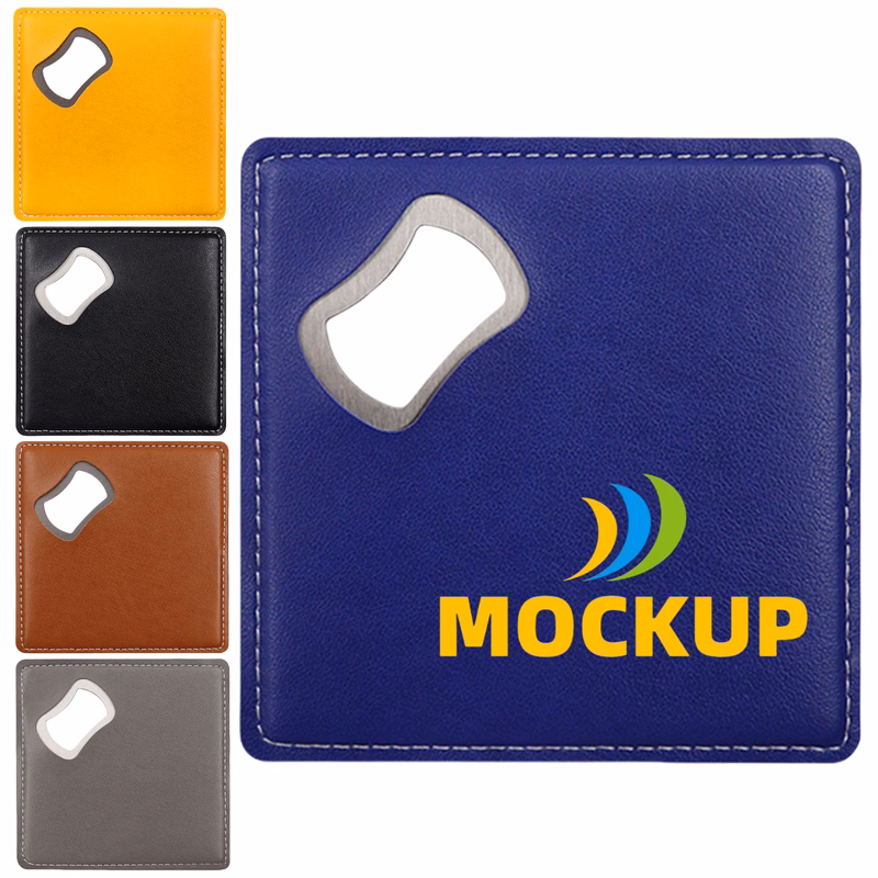 Dual Function Square Leather Opener