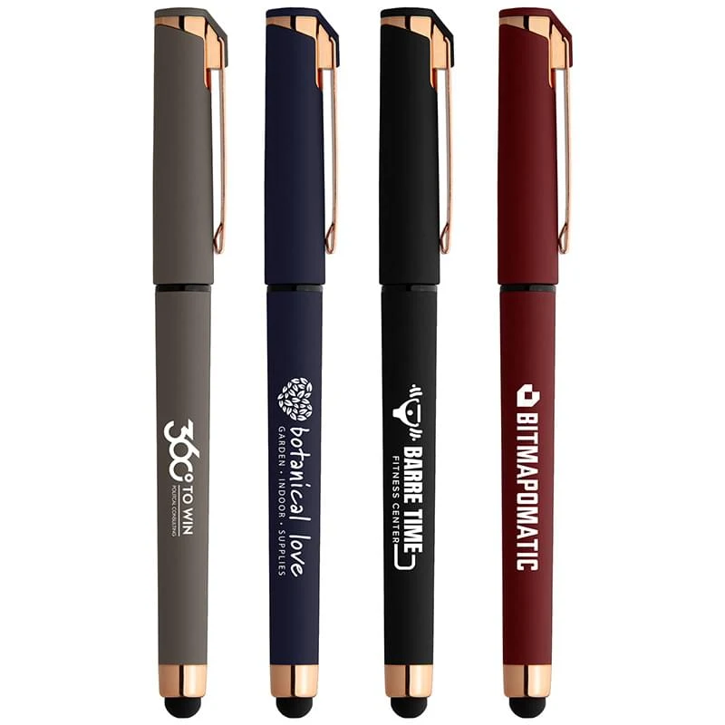 Islander Softy Rose Gold Gel Pen w/ Stylus 1