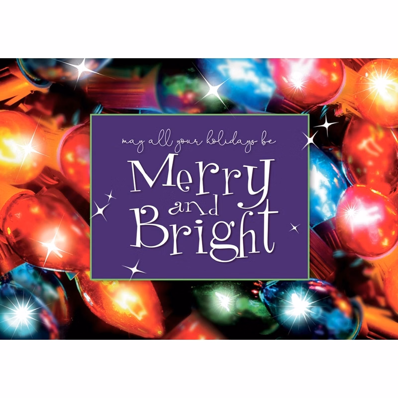 Light Display Holiday Cards