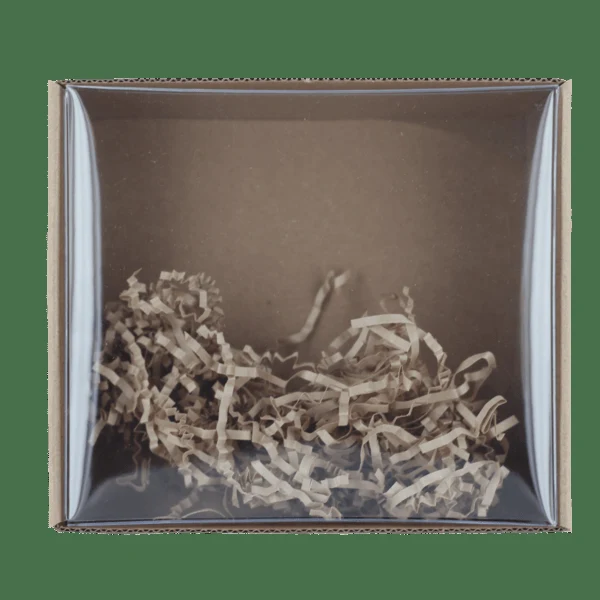 6" x 7" Cardboard Box with Clear Lid 1