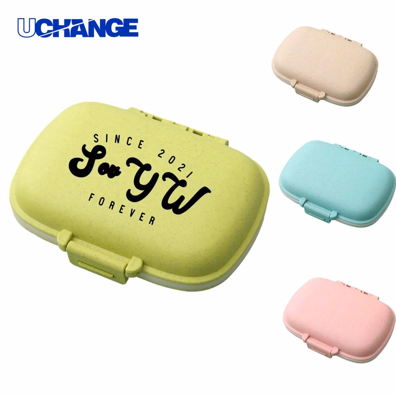 Unique Portable 8-Compartment Pill Box Organizer