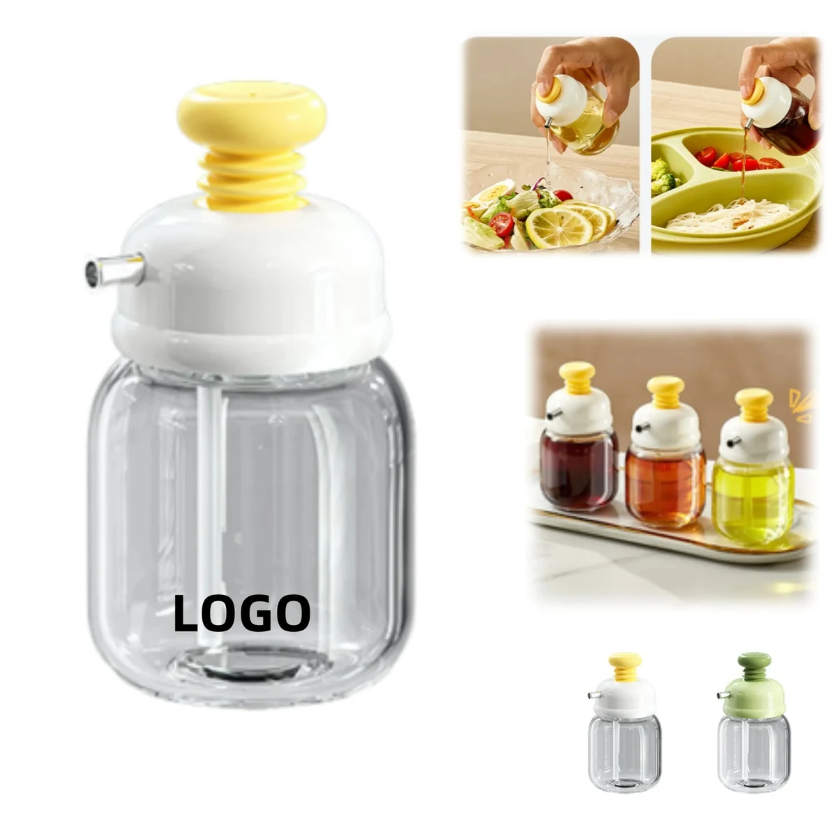 3.3 Oz Olive Oil Glass Dispenser Bottle For Kitchen 1