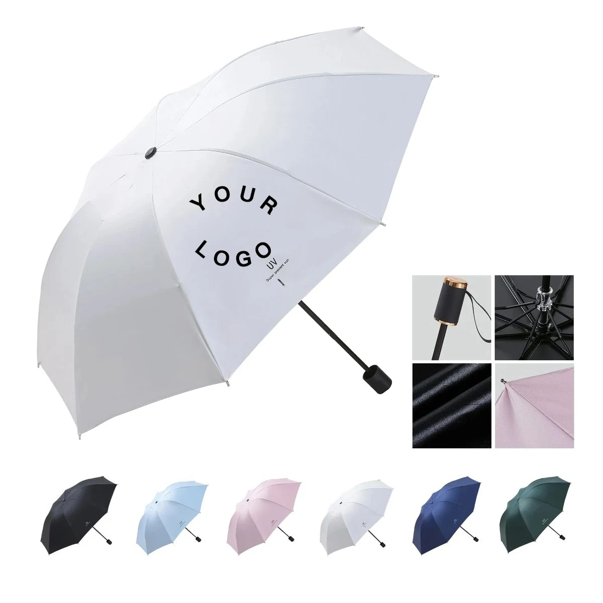 UV Block Folding Umbrella with Automatic Mechanism 1