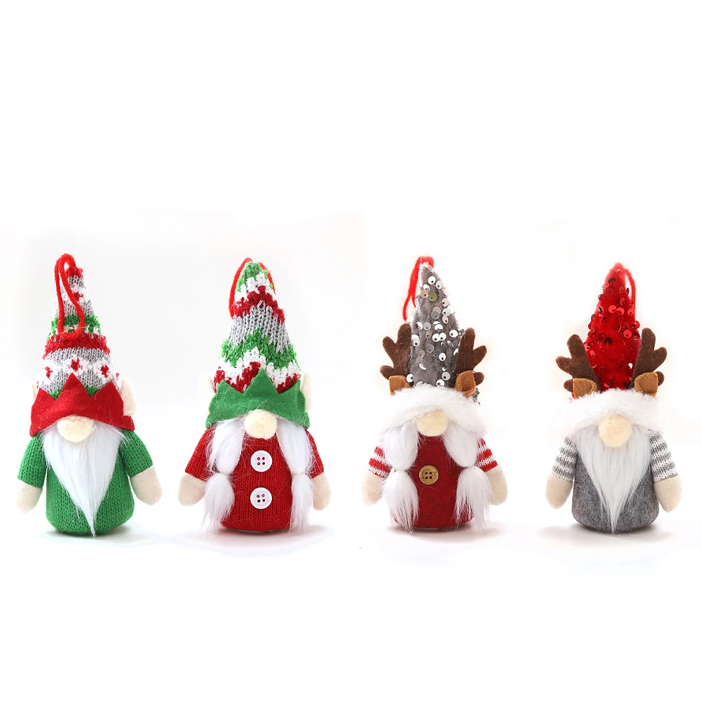 Christmas Rudolph Elf Doll Pendant with LED Lamp, promotional household item with logo imprint 1