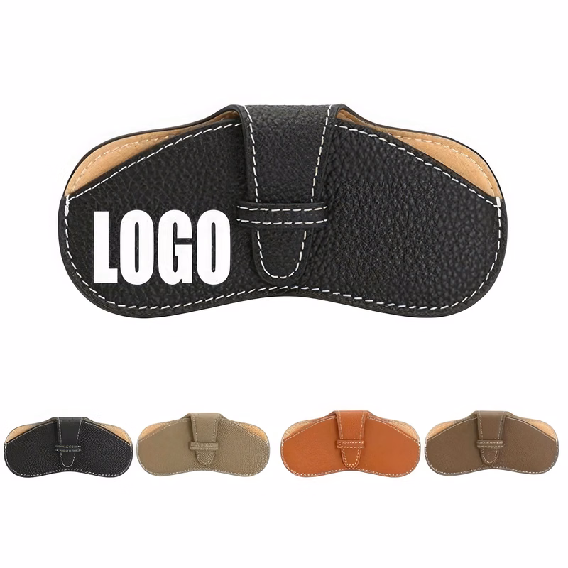 Genuine Leather Glasses Pouch Bag & Sunglasses Case
