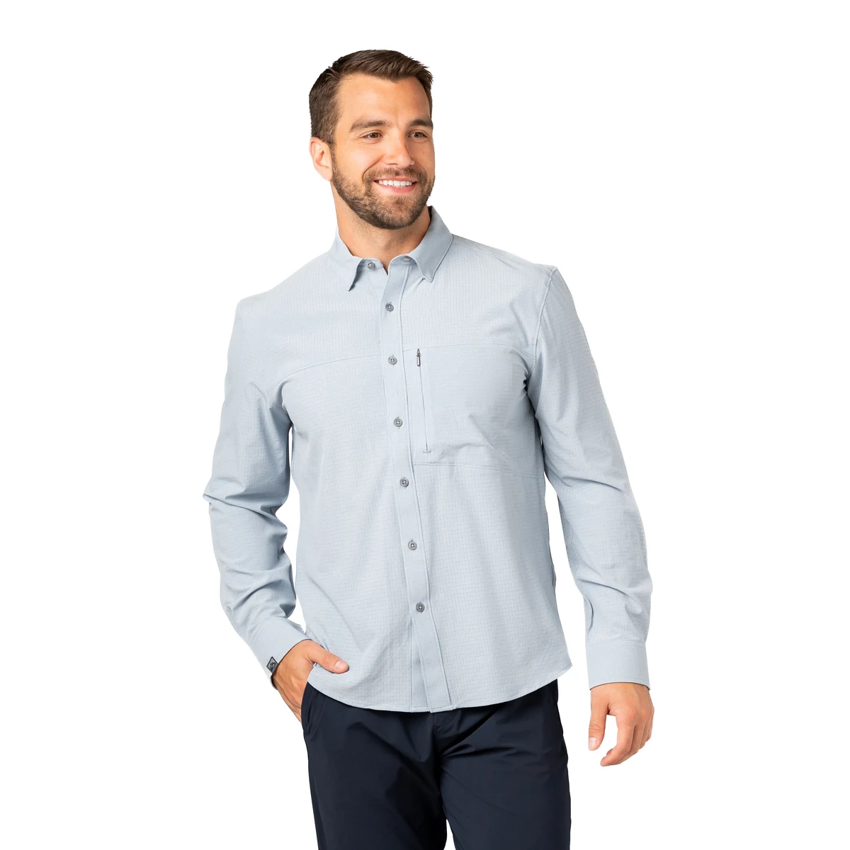 Storm Creek Men's Naturalist 4-Way Stretch Long Sleeve Outdoor Shirt 1