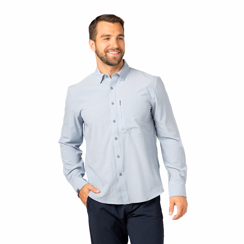 Storm Creek Men's Naturalist 4-Way Stretch Long Sleeve Outdoor Shirt