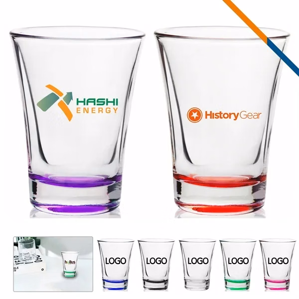 Custom 2 oz Jemima Shot Glasses with Thick Base — Bar & Event Promo