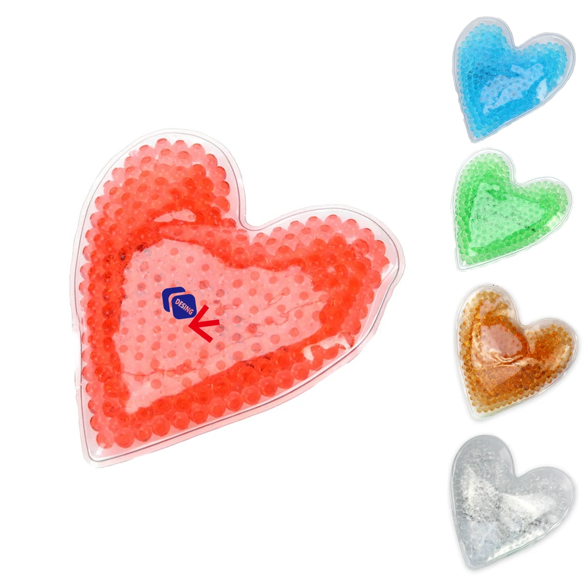 Reusable Gel Ice Pack for Pain Relief in Heart Shape 1