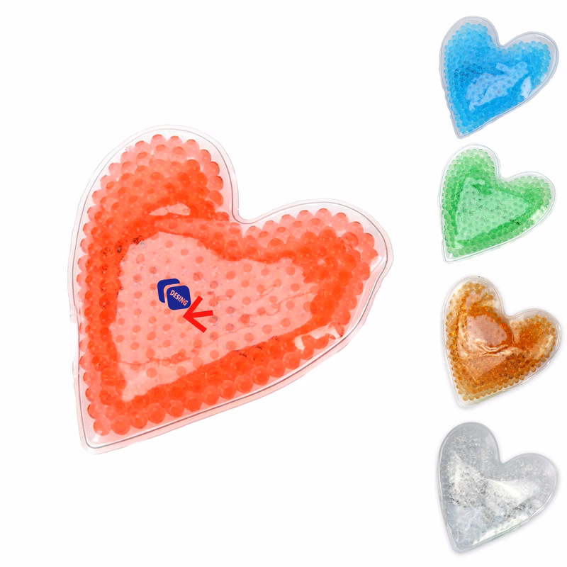 Reusable Gel Ice Pack for Pain Relief in Heart Shape