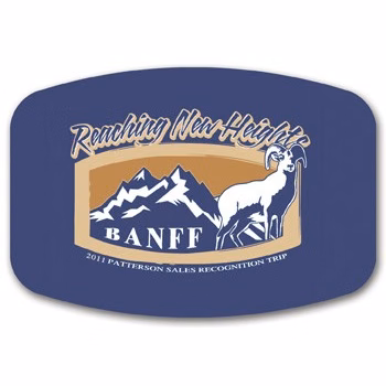 Full Color 50 Mil Name Badge (3.125"X4.5")