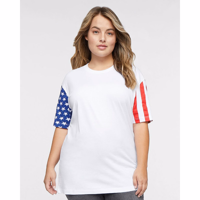 Unisex Stars & Stripes Tee - 3976